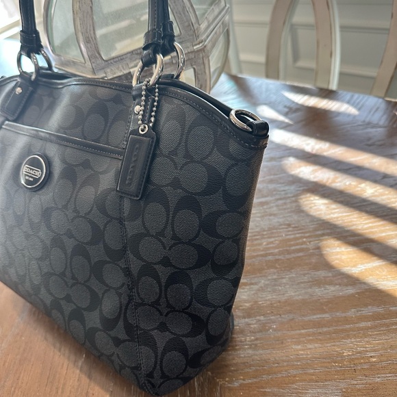 Coach coated canvas large shoulder bag - Picture 6 of 14